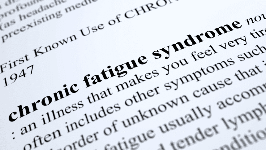 Slovníková definice chronické únavy.