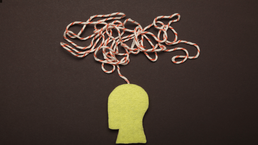 Hlava plná špatných myšlenek.