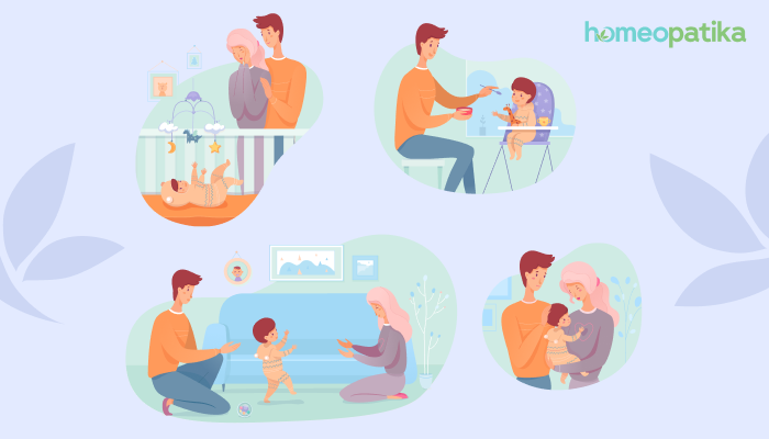  matky starající se o děti