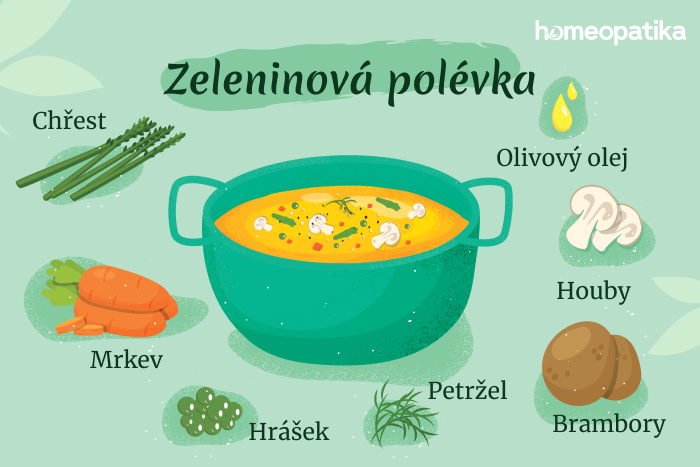  zeleninová polévka