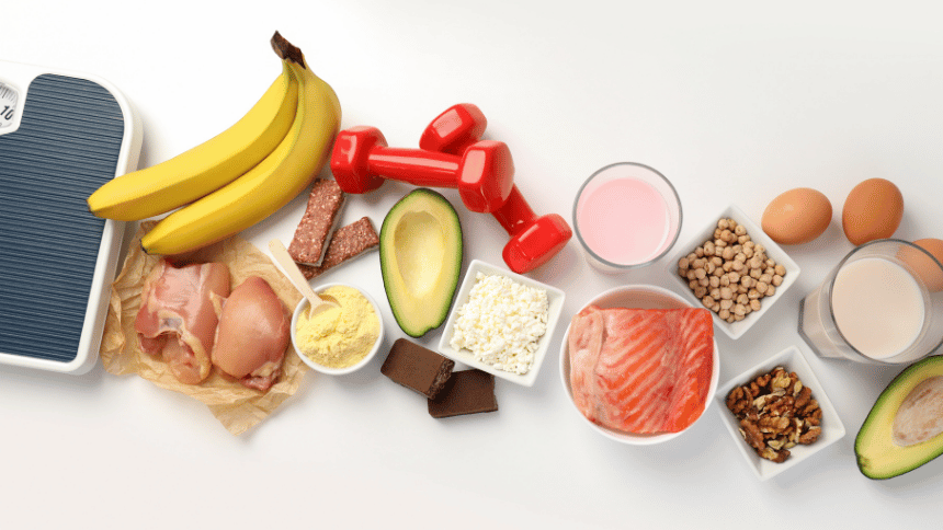 Různé potraviny, které by měly být zařazeny do správné diety.