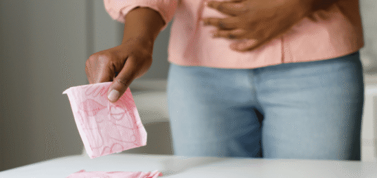 Bolestivá menstruace.