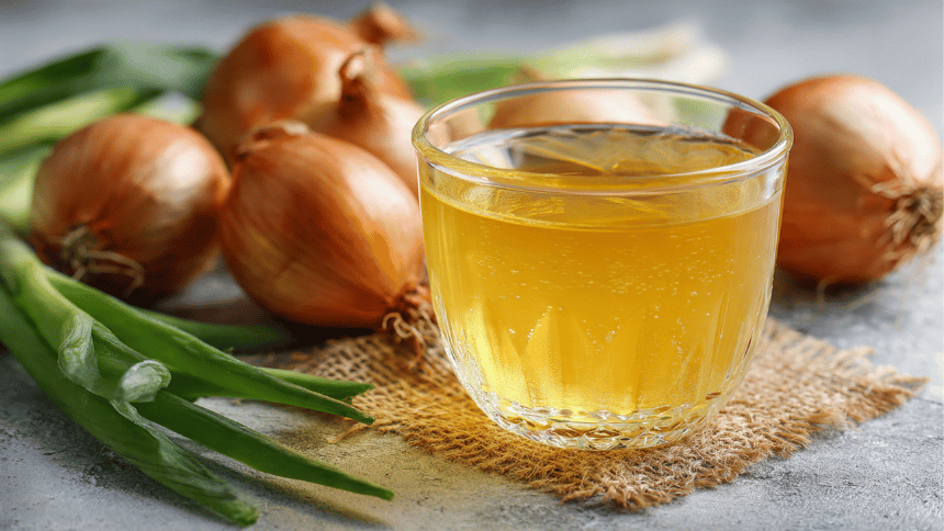 Šťáva z cibule.