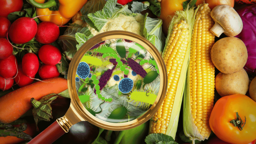 Zkažené jídlo plné bakterií.