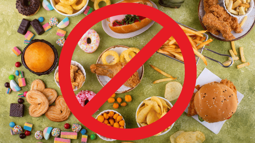 nevhodné potraviny pro střeva.