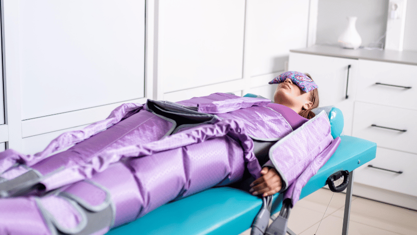 Lymfatický zábal celého těla.