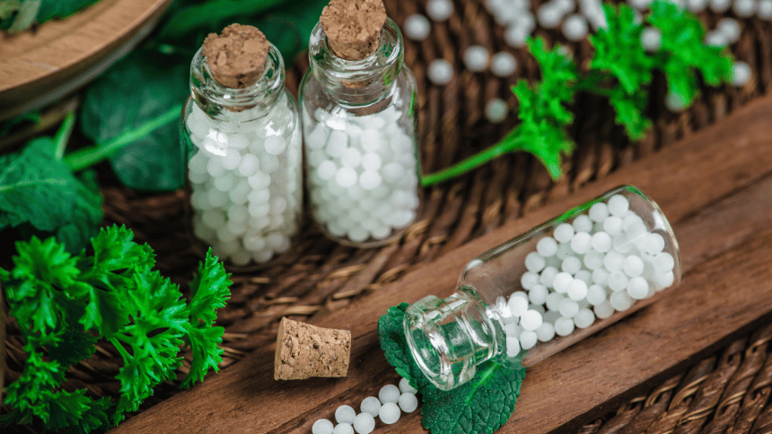 Homeopatické léky.