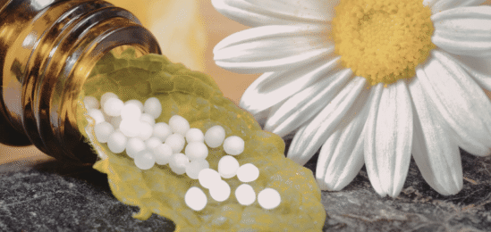 Homeopatika na listu.